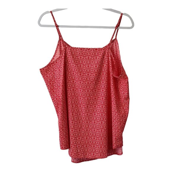 Handkerchief Red and White Spaghetti Strap XL Top - Picture 2 of 2